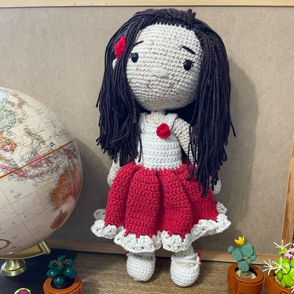 Cayenne - 16.5 inches amigurumi doll